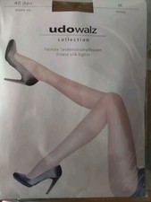Gr. 40 42 M NEU - Seiden Feinstrumpfhose Udo Walz collection feine Seide, BRAUN 