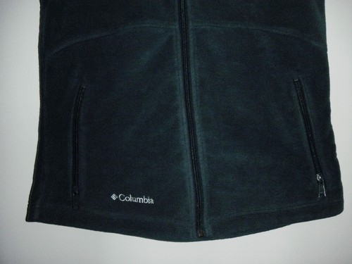 Columbia Jacket Fleece Vest Women Small Blue Full Zip Sleeveless - Picture 5 of 10