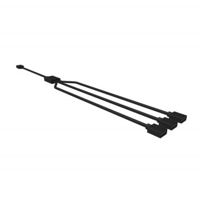 Cooler Master RGB 1-zu-3 Splitter Kabel, 4 Pin und 5 Pin LED Stecker, 58 cm