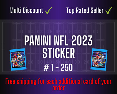 Panini NFL American Football 2023 - Sticker - zum Aussuchen  #1 - #250