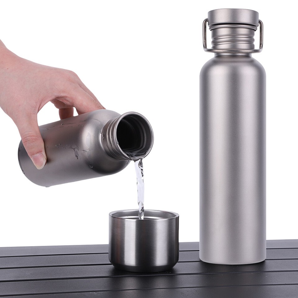 500/600/750ml Titanium Water Bottle Sports Water Bottle Outdoor Camping