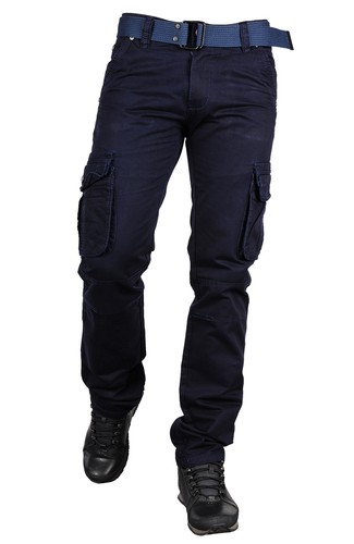 2025 Herren Camouflage Army Hose Freizeit Baumwoll Pants Cargohose mit Gürtel-DE - Bild 15 von 55