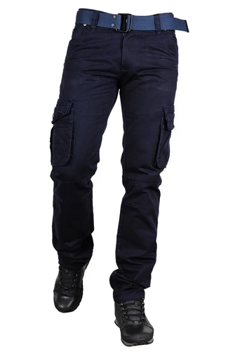 2025 Herren Camouflage Army Hose Freizeit Baumwoll Pants Cargohose mit Gürtel-DE - Bild 30 von 55