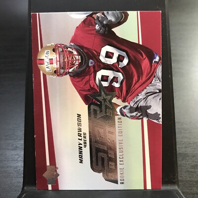 2006 Upper Deck #238 MANNY LAWSON RC San Francisco 49ers Rookie | eBay
