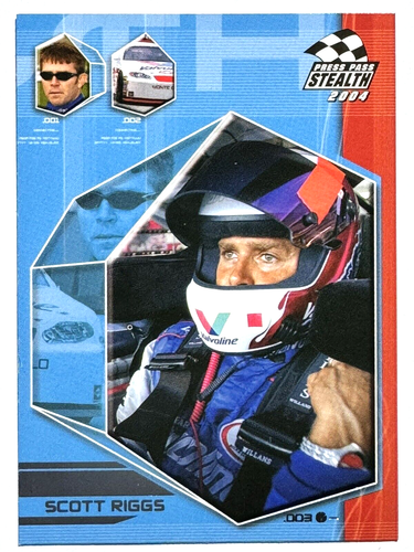 ROOKIE CARD Scott Riggs 2004 Press Pass Stealth 3 MINI SET 3 OF 3 ...