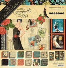 GRAPHIC 45 COUTURE BUNDLE ~ 12X12 and 8X8 PADS STICKERS CHIPBOARD *SHIPS FREE* 