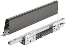 Hafele Matrix Drawer System Anthracite 84x350mm will hold 35kg 552.56.492 CAMPER