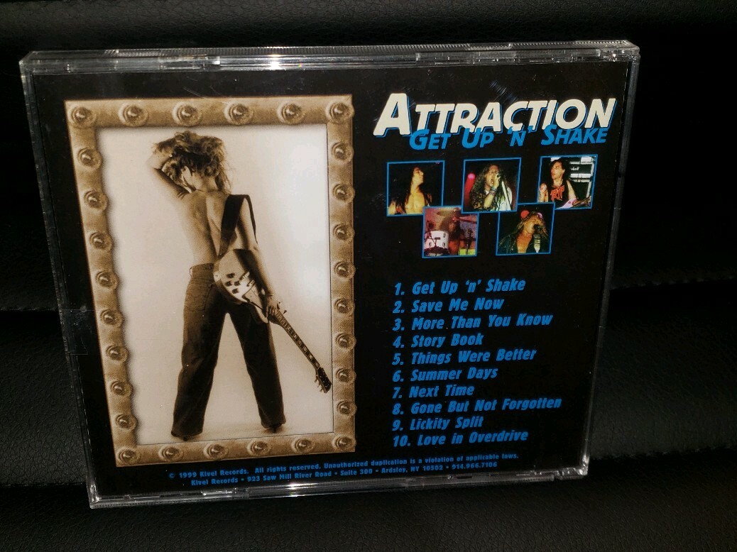 ATTRACTION hair metal cd GET UP 