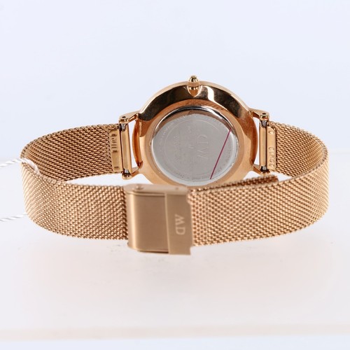 Daniel Wellington Melrose Black Rose Gold Ladies Watch (FPP002265) - Picture 6 of 6