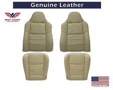 2003 2004 2005 2006 2007 Ford F250 F350 F450 Lariat Xlt Tan Leather Seat Covers