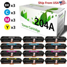 12PK Toner Cartridge CF510A CF511A CF513A CF512A 204A for Pro M154nw 154a
