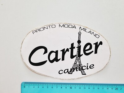 Adhesive Cartier Shirts Tour Eiffel Milano Sticker Autocollant 80s ...