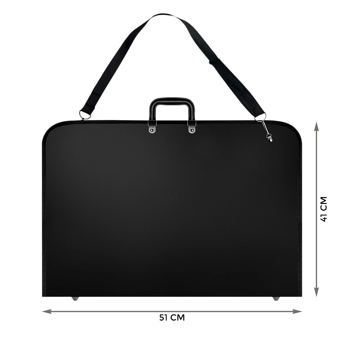 Estuche de diseño de cartera a3 negro a prueba de agua obra de arte pintura carpeta bolsa