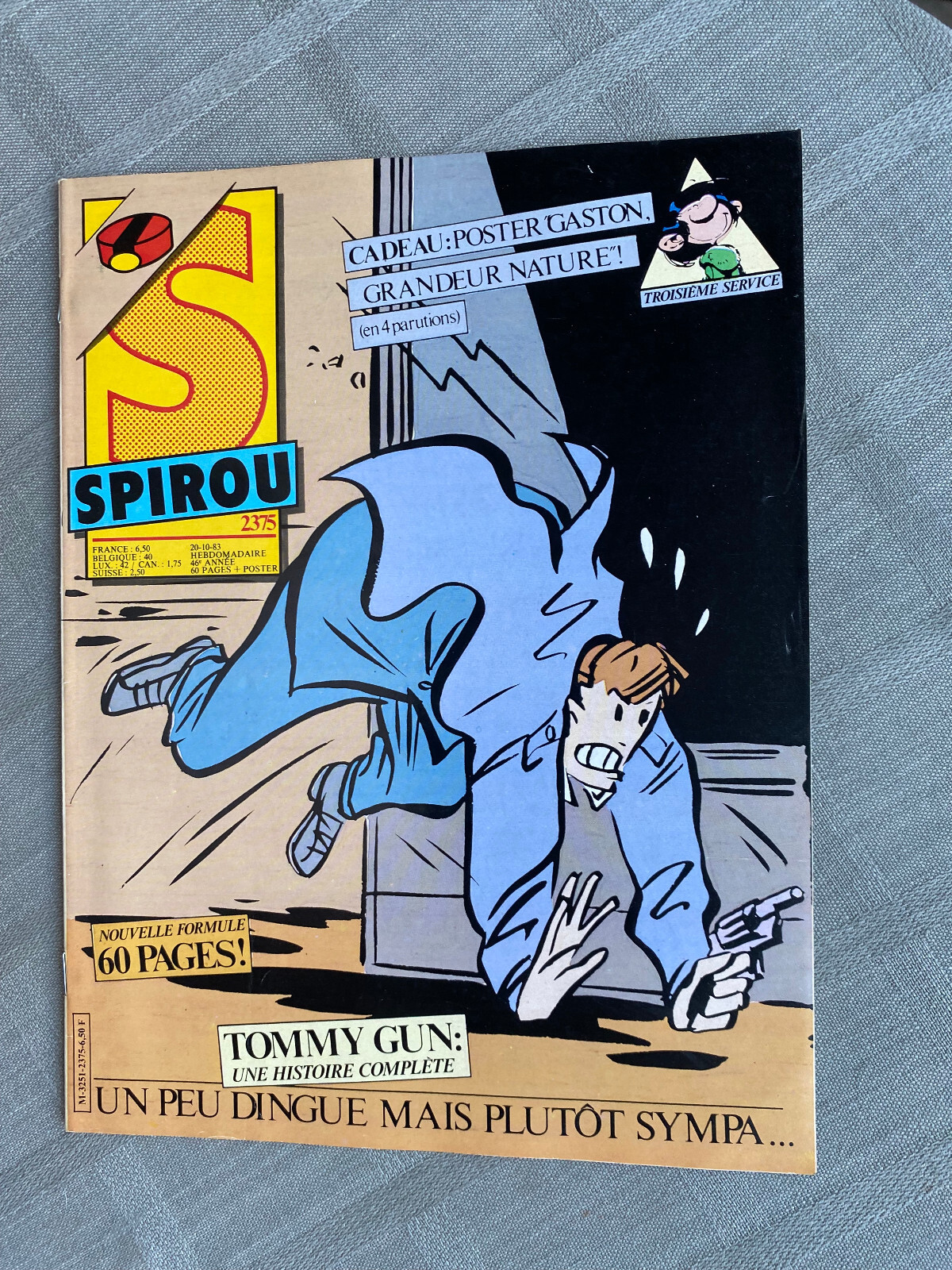 Spirou Weekly No. 2375 1983 In Good Condition Without The Supplement