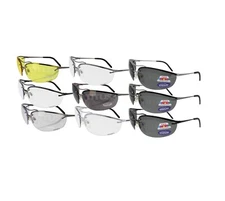 TITUS G99 Metal Frame Z87.1 & Z87+ Safety Glasses with Integrated Side Shield