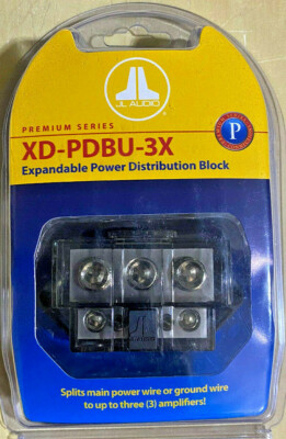 JL AUDIO XD-PDBU-3X Distribution Block Multiple Gauge Input And Output NEW