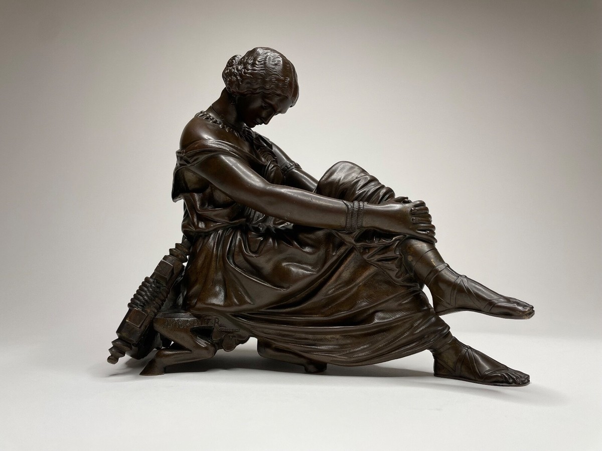Sappho, After James Pradier (1792–1852). Patinated bronze