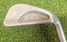 Ping Karsten 1 17-4 Gold 9 Iron / RH / Stiff Steel ~35.5" / Good Grip / dj9203