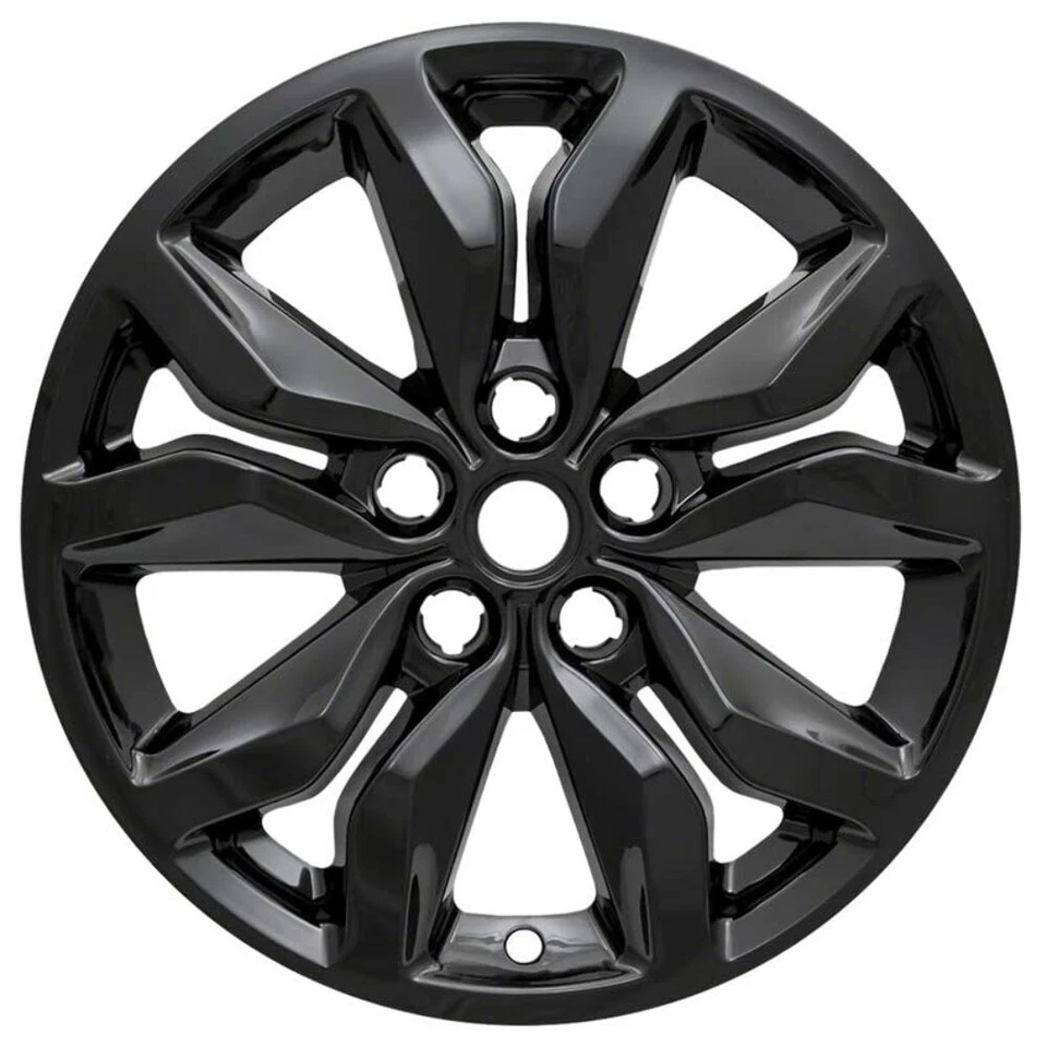 Set of 4 Gloss Black 18" Impostor Wheel Skins for 16-18 Chevy Impala Rim Covers - Imagem 4 de 4