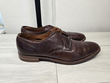 Allen Edmonds Oak Street Cap Toe Brown Leather Oxford Dainite Dress Shoes - Mens
