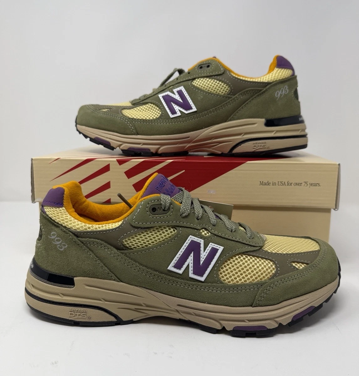 Teddy Santis x New Balance 993 Made in USA Olive Leaf Maize for