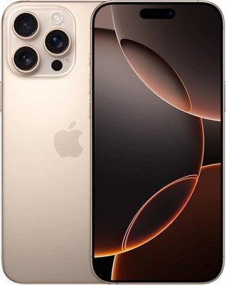 Apple iPhone 16 Pro Max 512GB 5G E-SIM Desert Titanium - UK-Modell - SEHR GUT A