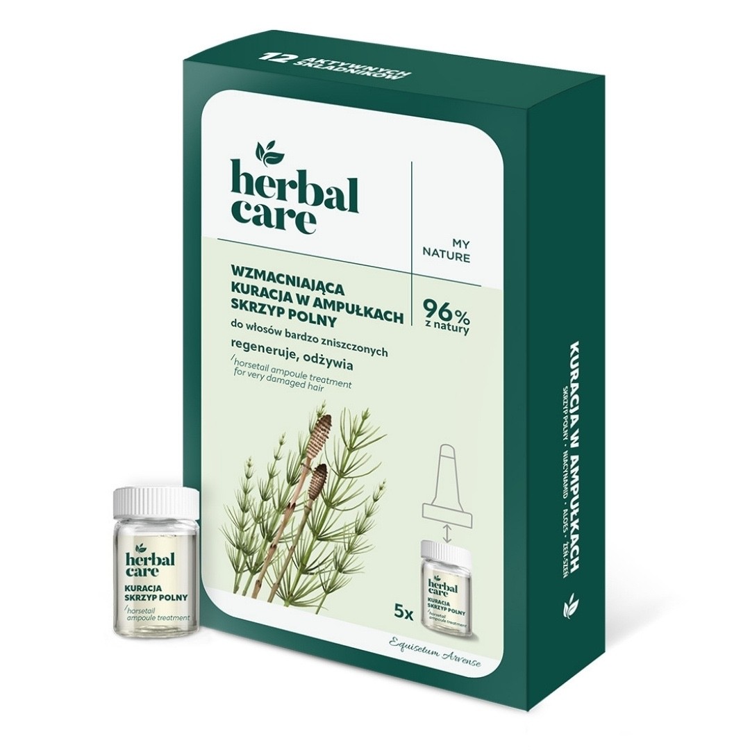 Farmona Herbal Care Horsetail Ampoule Treatment for Very Damaged Hair 5 x 5ml