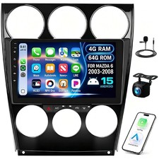Apple Carplay For Mazda 6 2003-2008 Android 15 Car Stereo Radio Gps Navi 464gb Apple Carplay For Mazda 6 2003-2008 Android 15 Car Stereo Radio Gps Navi 464gb