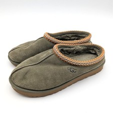 UGG Tasman Suede Sheepskin Slippers Slip-On Women's Olive Green Size US10 EU41