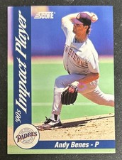 1992 Score Impact Players Andy Benes Baseball Card #88 Padres Pitcher VG