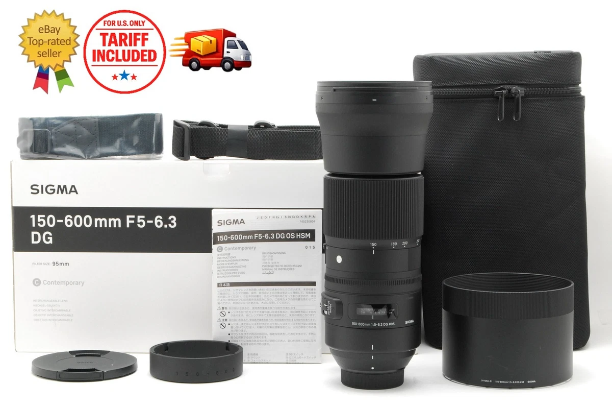 Sigma Nikon F Camera Lenses 150-600mm Focal for sale | eBay