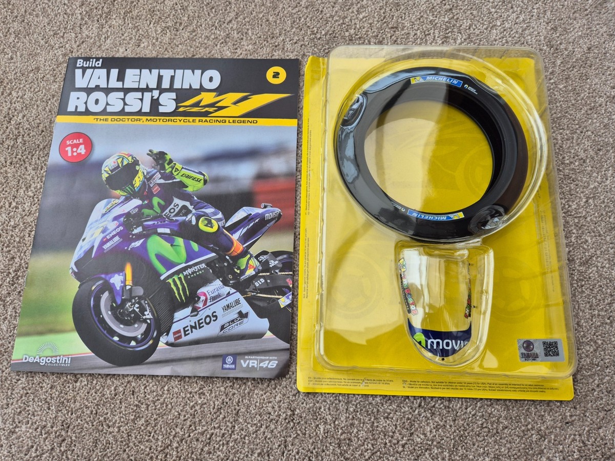 デアゴスティーニYAMAHA ＹＺＲ-M1 1/4 DEAGOSTINI BUILD THE YAMAHA YZR-M1 VALENTINO ROSSI BIKE PART