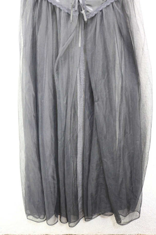 Elegante Momentos Negro Corsé-Estilo Coqueta Malla Vestido Transparente-1X-Sexy Foto 2 de 4