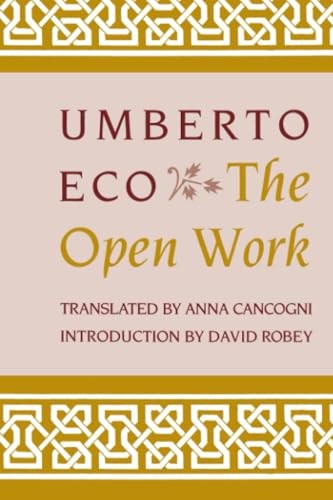 The Open Work Paper by U Eco PAPERBACK - Image 7