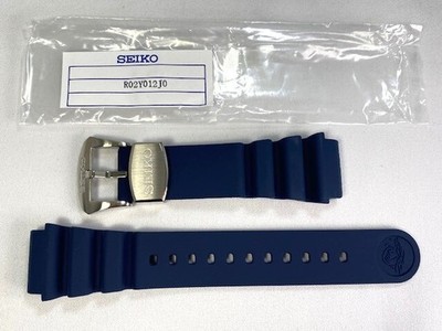 Seiko Prospex R02Y012J0 22mm Navy Silicone Band Top Mint JAPAN
