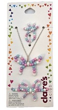 Claire's Club 3-Piece Pastel Beaded Jewelry Set -Ring, Necklace  Bracelet - NEW