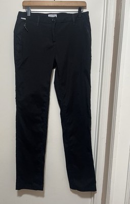 Craghoppers Women s Black Trousers Kiwi Pro Stretch Secure SPF Smartdry Size 6 L