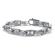 Clearance: Men's Stainless Steel Link Bracelet 8.5 inch