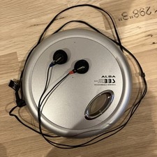 Alba PCD268 Personal Portable CD Player Walkman Tested Unit Only Battery Powered