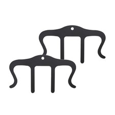 2 Pack Metal Black Music Book Clips Page Holders for Reading, Sheet Music