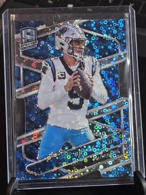 2024 Panini Spectra - Bryce Young #21 Neon Blue Prizm Die-Cut /50
