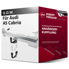 Anhängerkupplung abnehmbar für Audi A5 Cabrio 11.2016-jetzt neu