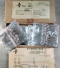 50x D9K (1N34A) Germanium Diodes - Fuzz Face Pedal / Crystal Radio - USSR