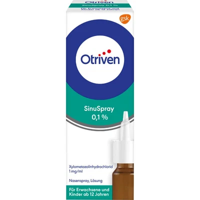HALEON GERMANY GMBH OTRIVEN SinuSpray 0,1% Nasenspray 10 ml PZN 09922155