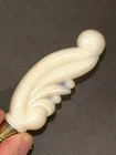 Aladdin Lamp Milk Glass Finial Opalescent Ivory White