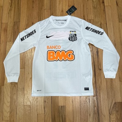 Nike Santos FC Neymar Jr Dri-Fit Authentic Soccer Jersey White | eBay