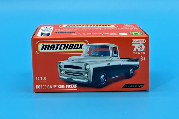 Matchbox Power Grabs 2023 - Dodge Sweptside Pickup - 14/100 - MB1228 HLF41-image