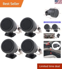 4pcs Dome Tweeters 12V 500W Compact Car Speakers for Superb Audio Experience