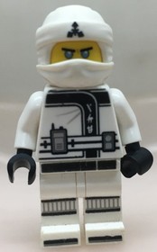 LEGO&reg; Minifigure Ninjago Zane The LEGO Ninjago Movie 70618 70615 70631 - njo0318