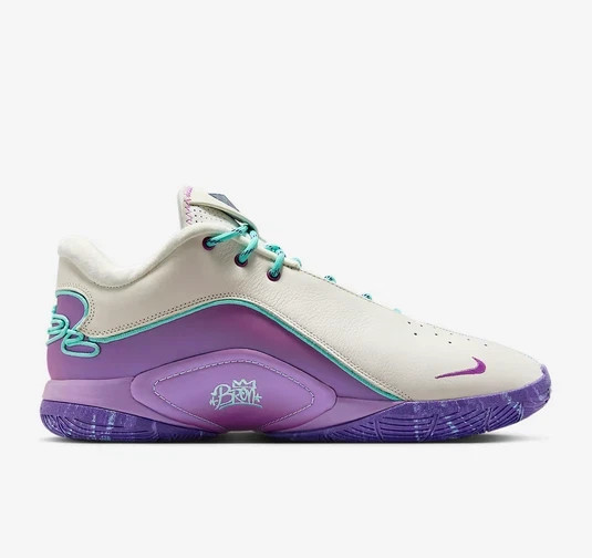 Nike LeBron 22 Frozen Grapes Men's Shoes Soft Pearl Hyper Turquois